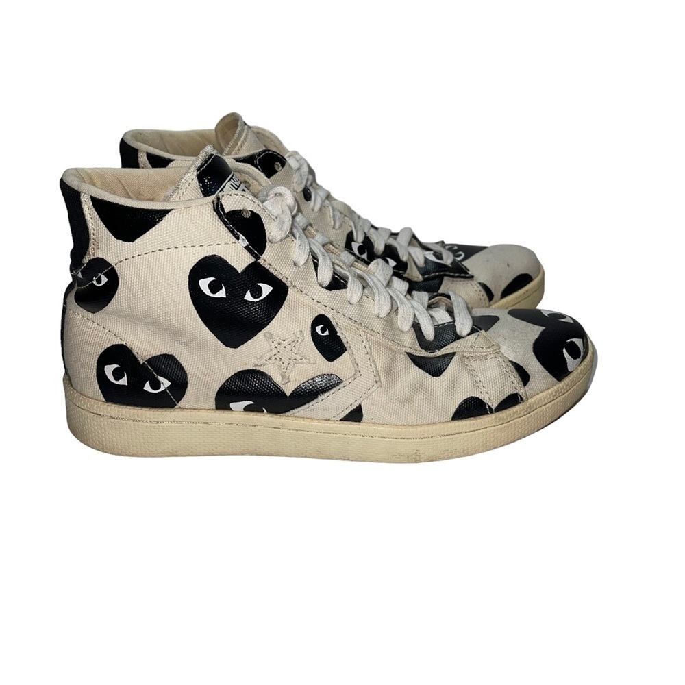 Converse Converse Comme Des Garcon Play Hi Tops Converse Men Shoes Size 9 - Picture 2 of 10